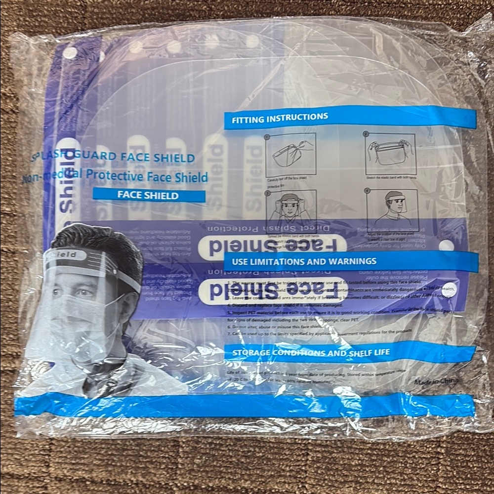 Clear Protective Face Shield